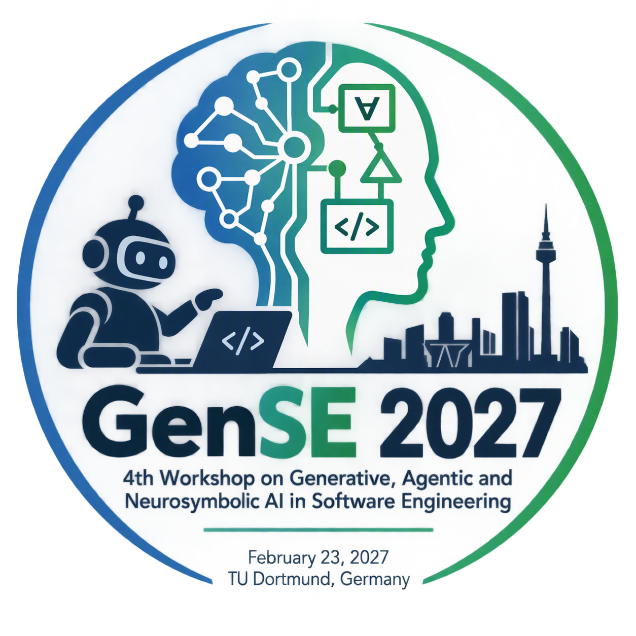 GenSE 2027 — 4th Workshop on Generative, Agentic and Neurosymbolic AI in Software Engineering, February 23, 2027, TU Dortmund, Germany
